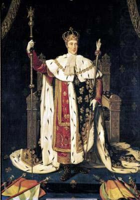 Jean Auguste Dominique Ingres Portrait of the King Charles X of France in coronation robes china oil painting image
